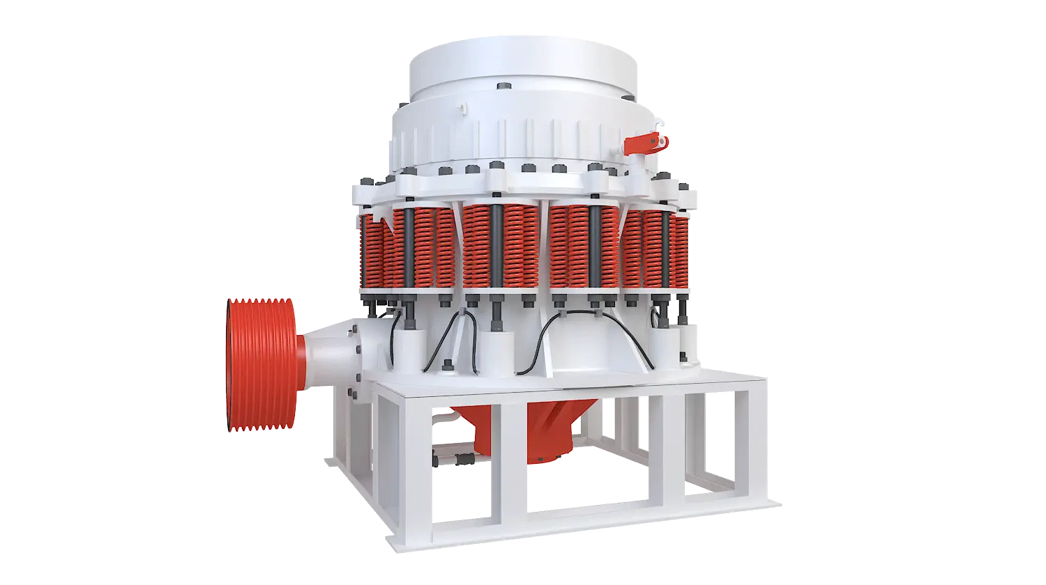 KFH系列复合圆锥破碎机360度旋转图