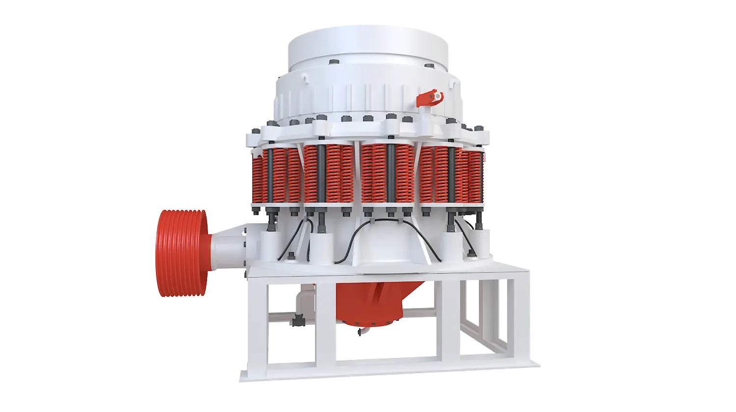 KFH系列复合圆锥破碎机360度旋转图