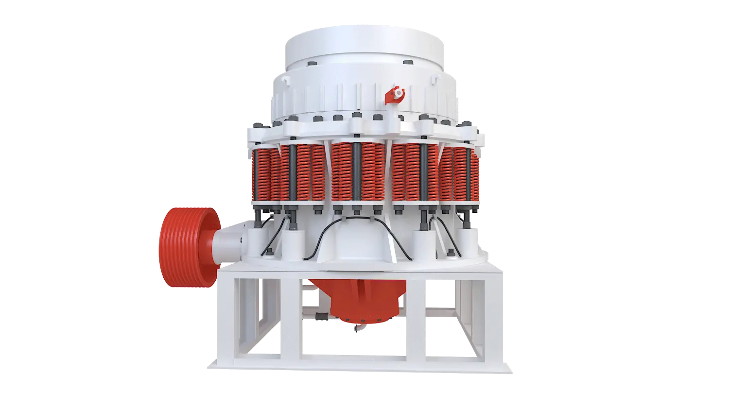 KFH系列复合圆锥破碎机360度旋转图