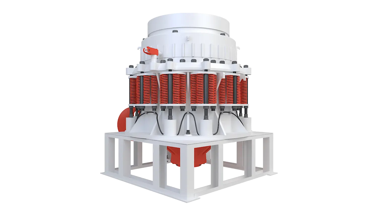 KFH系列复合圆锥破碎机360度旋转图