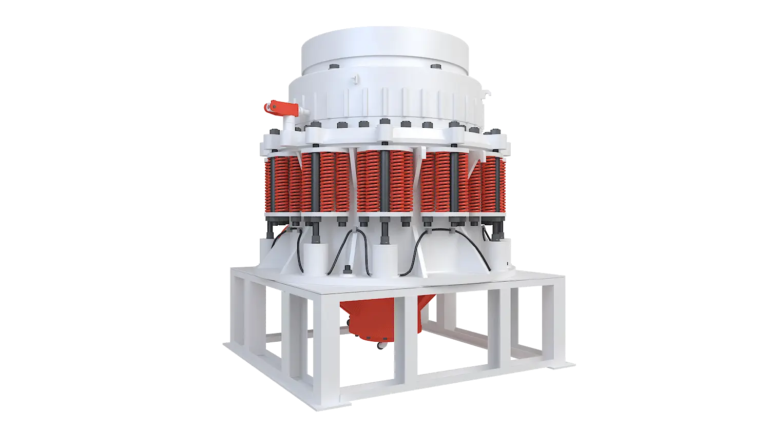 KFH系列复合圆锥破碎机360度旋转图
