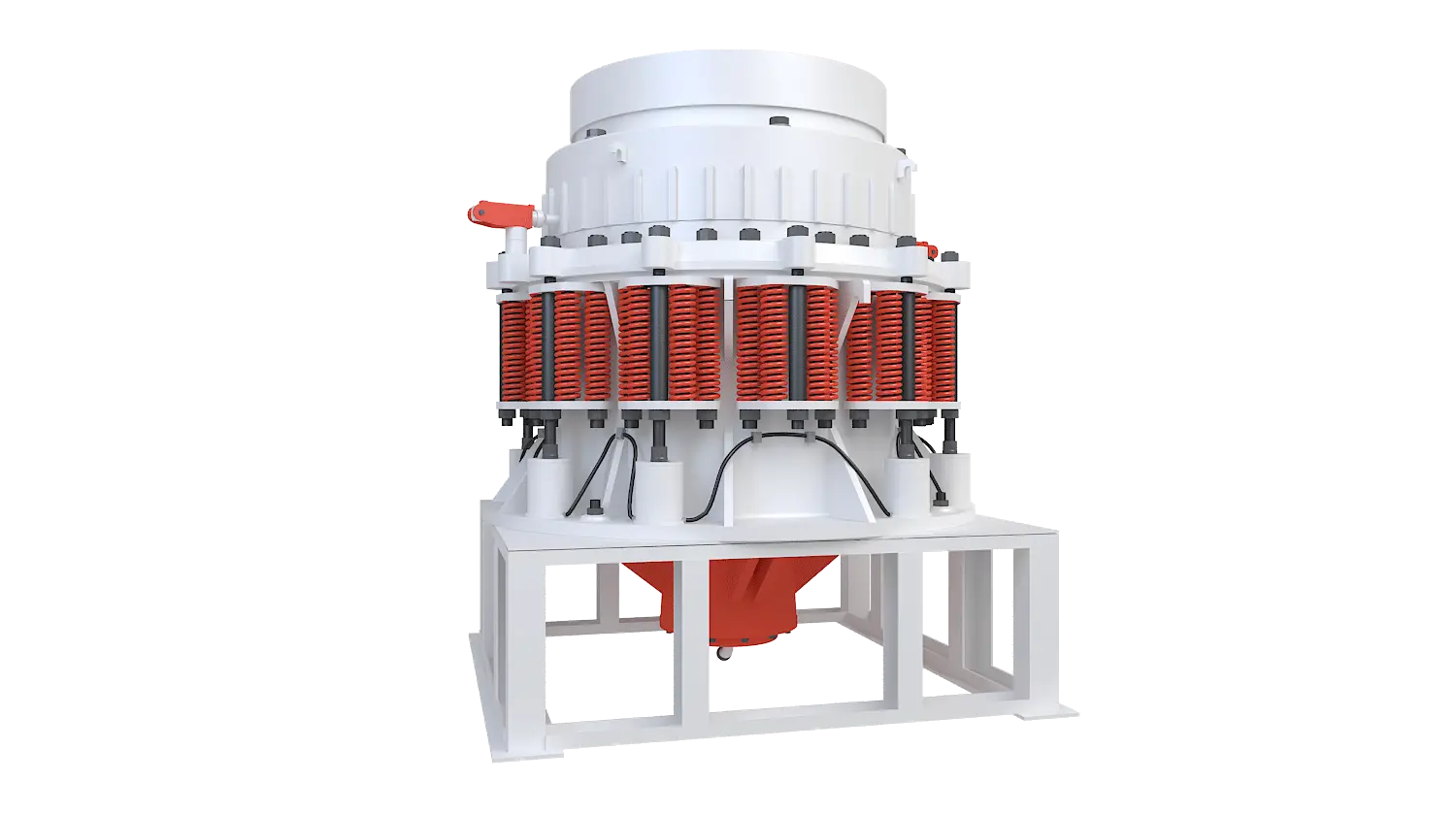 KFH系列复合圆锥破碎机360度旋转图