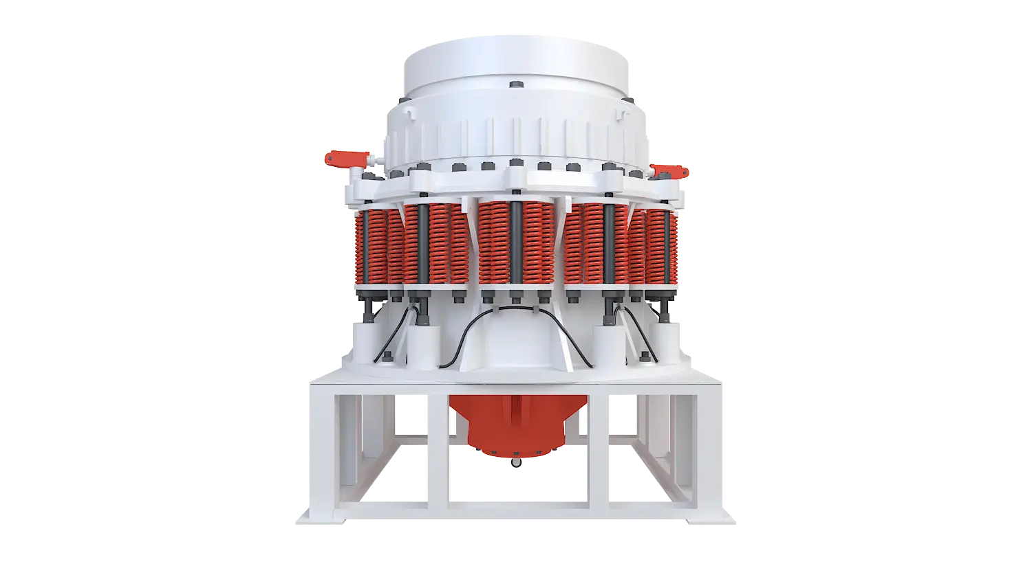 KFH系列复合圆锥破碎机360度旋转图