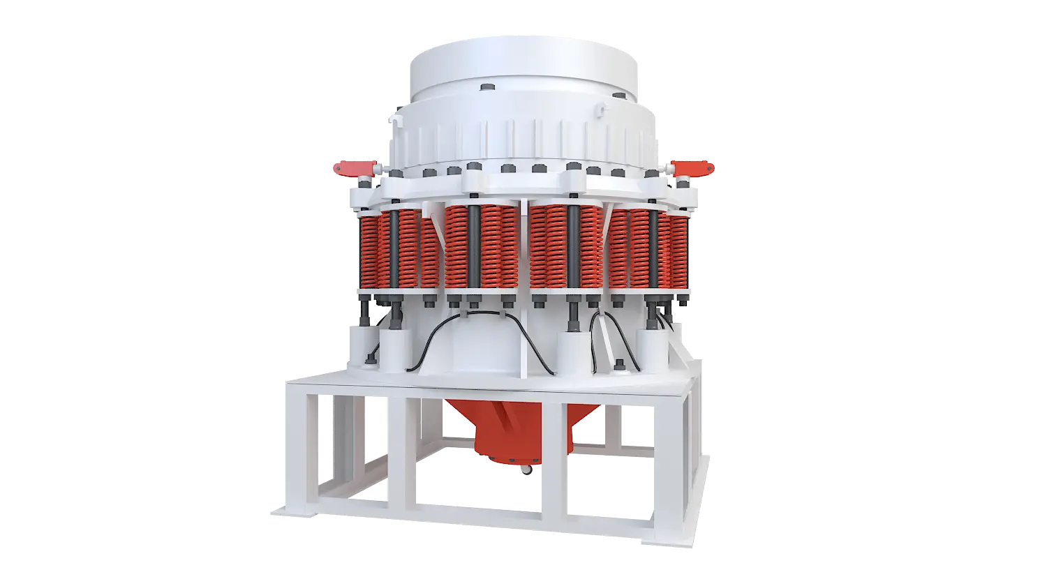 KFH系列复合圆锥破碎机360度旋转图