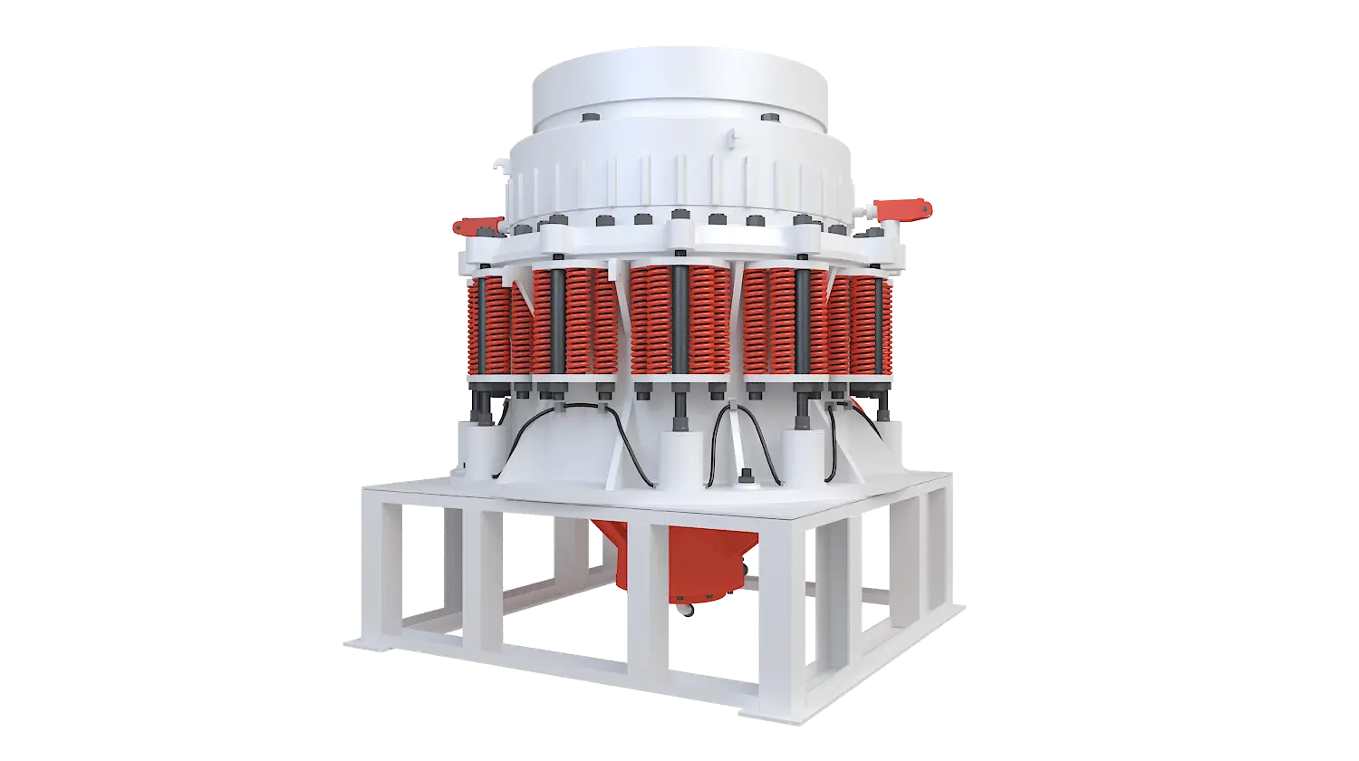 KFH系列复合圆锥破碎机360度旋转图
