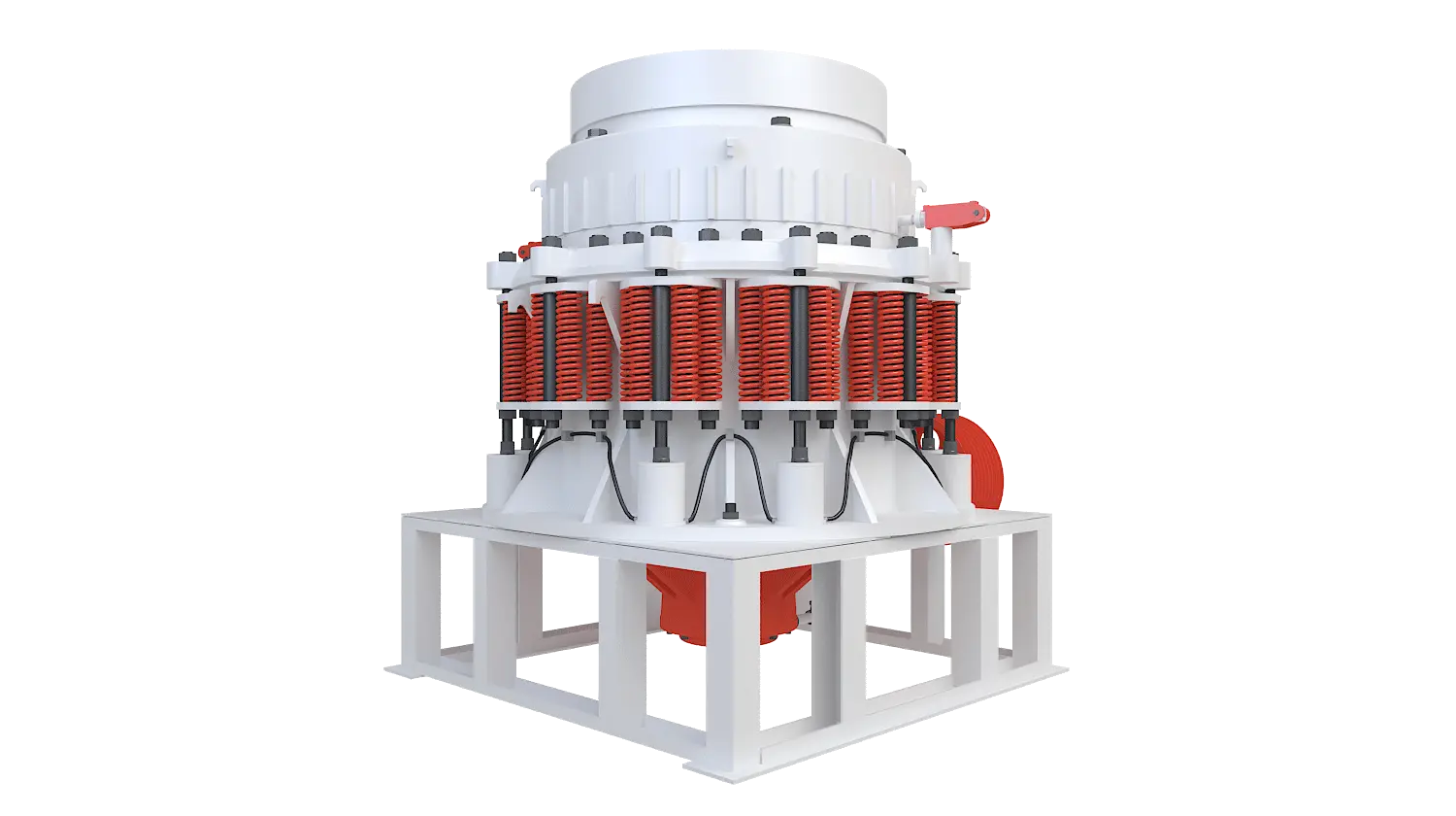 KFH系列复合圆锥破碎机360度旋转图