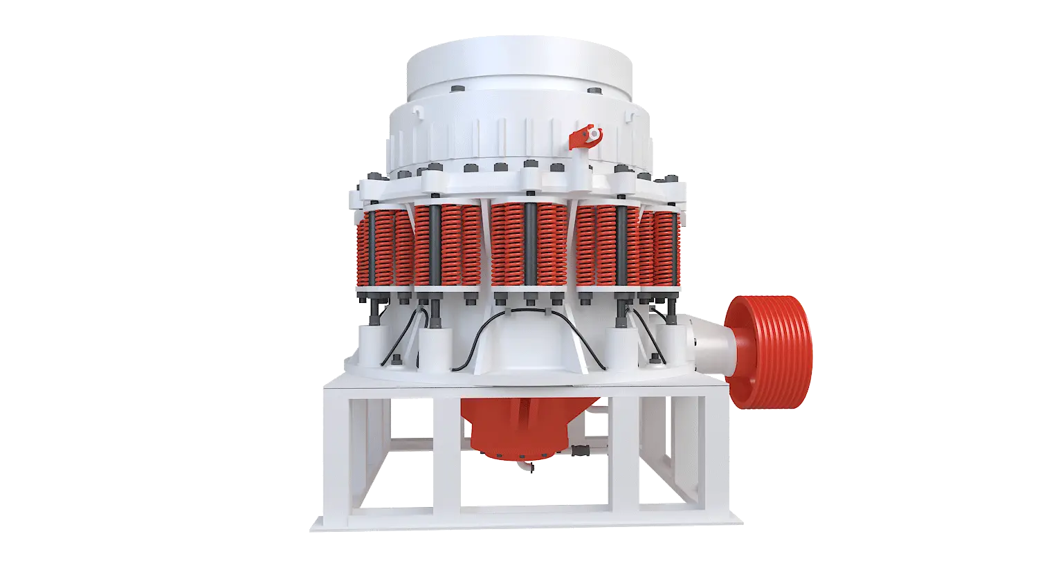 KFH系列复合圆锥破碎机360度旋转图