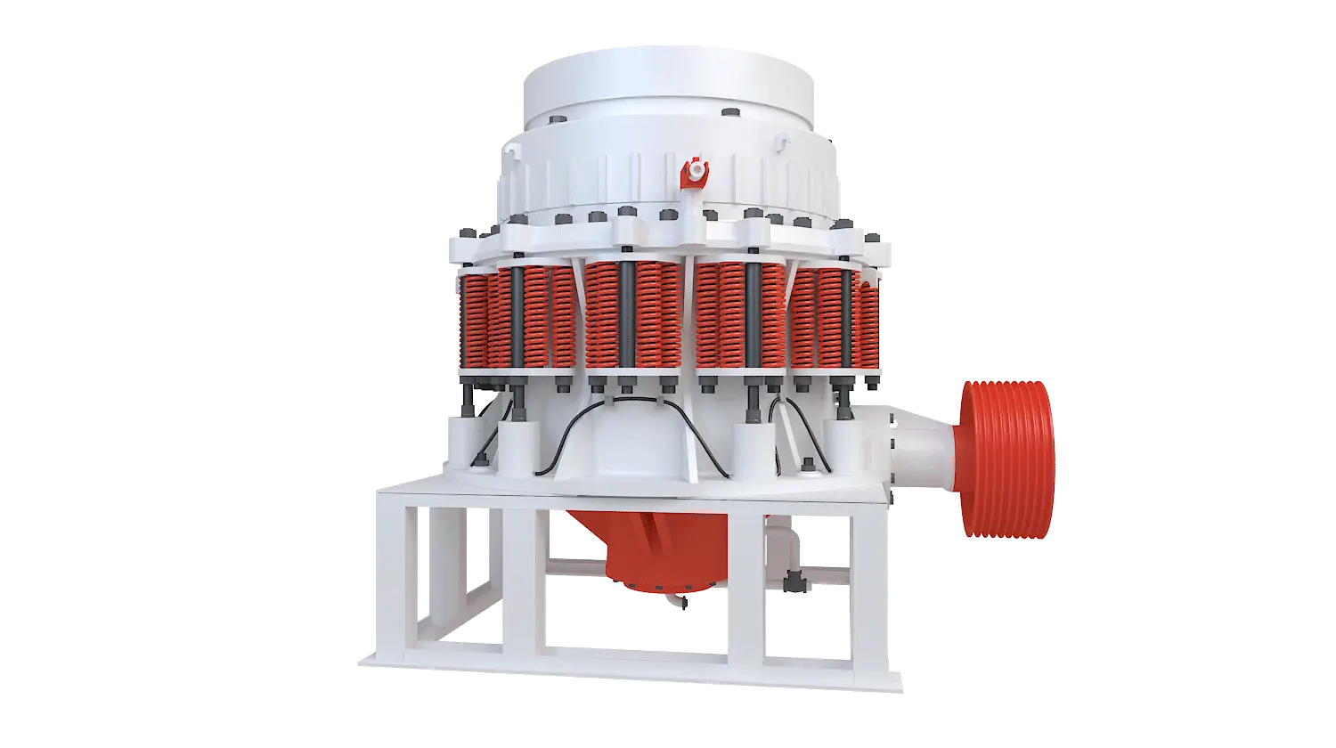 KFH系列复合圆锥破碎机360度旋转图