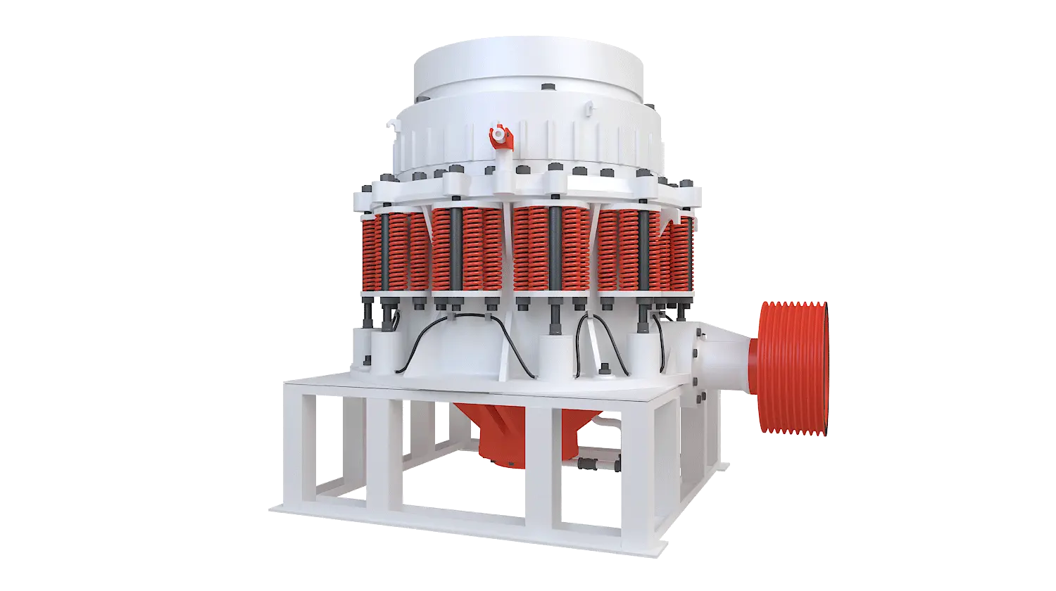 KFH系列复合圆锥破碎机360度旋转图