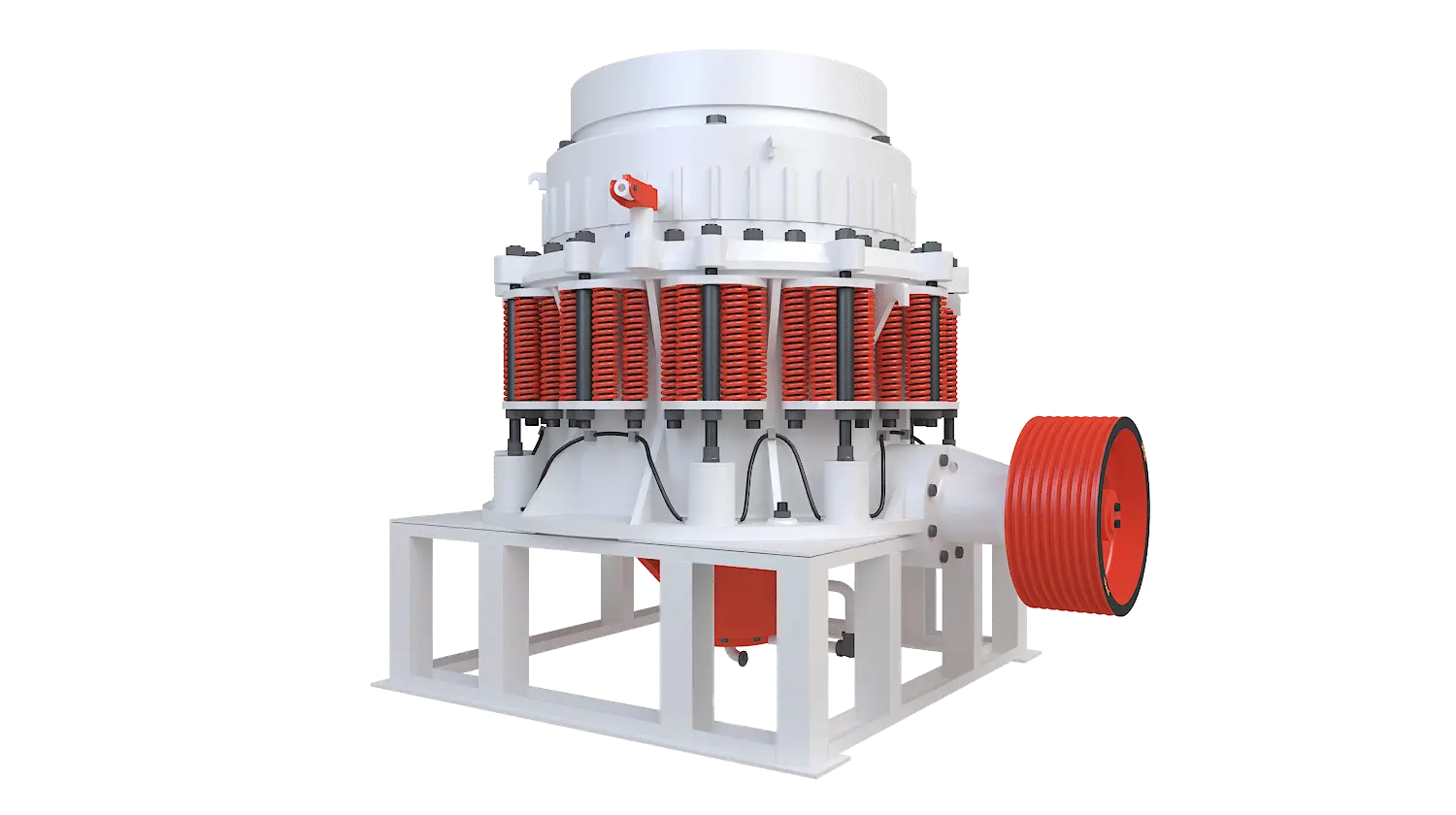 KFH系列复合圆锥破碎机360度旋转图