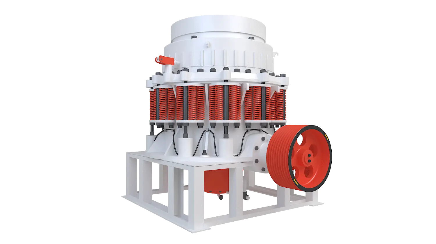 KFH系列复合圆锥破碎机360度旋转图
