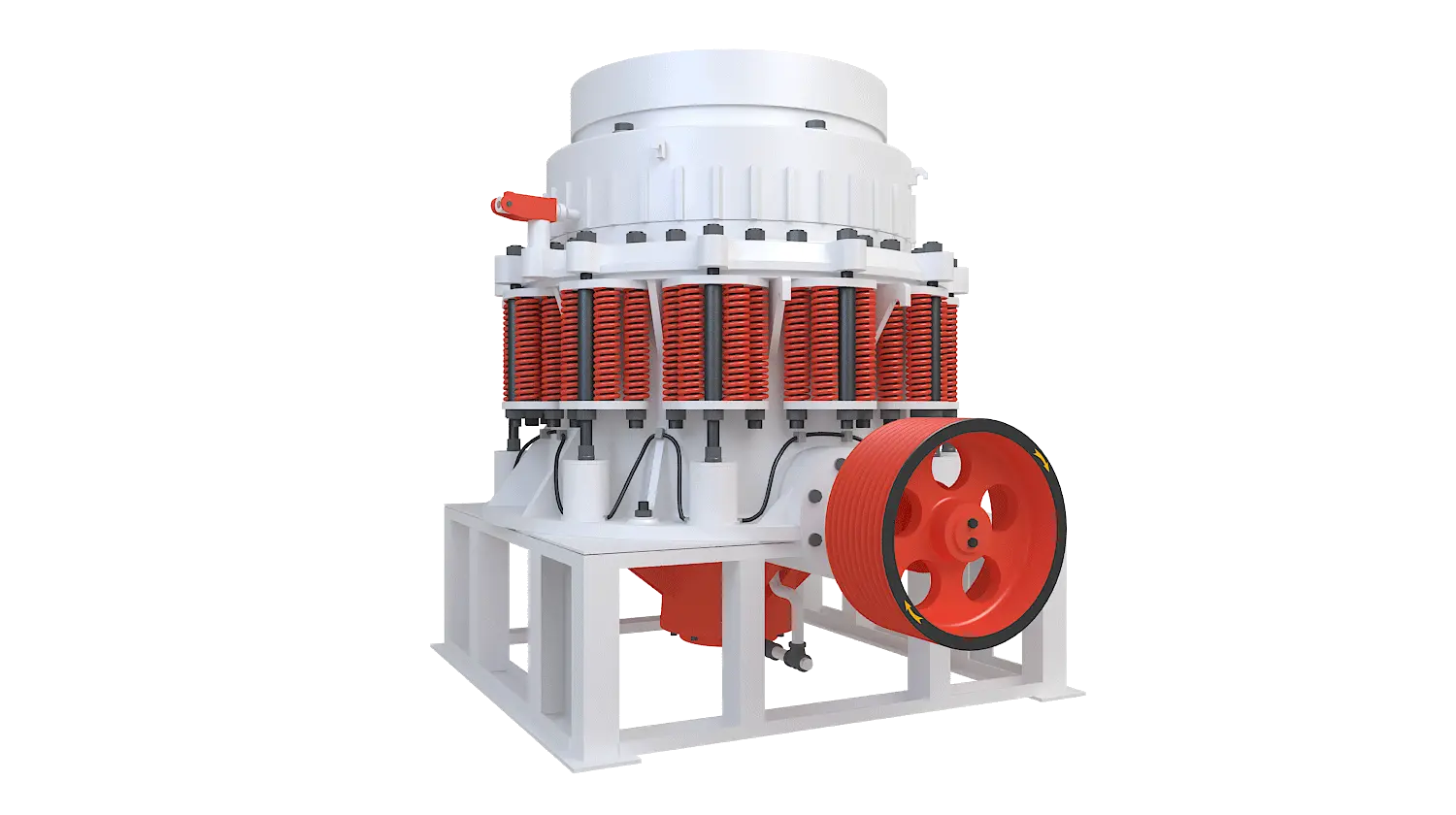 KFH系列复合圆锥破碎机360度旋转图