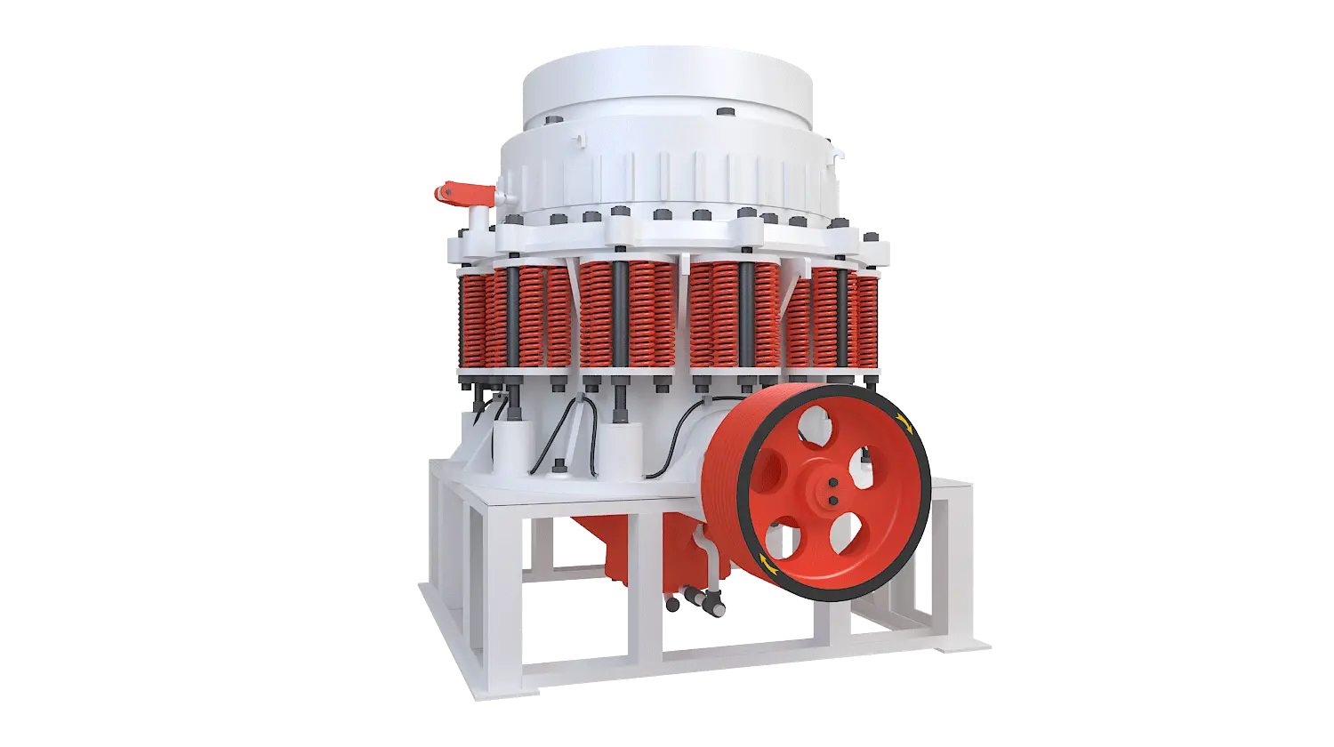 KFH系列复合圆锥破碎机360度旋转图