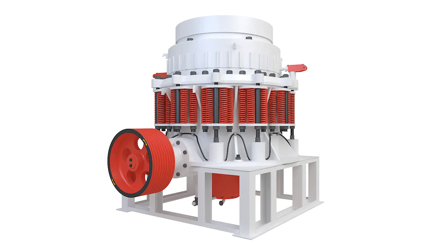 KFH系列复合圆锥破碎机360度旋转图