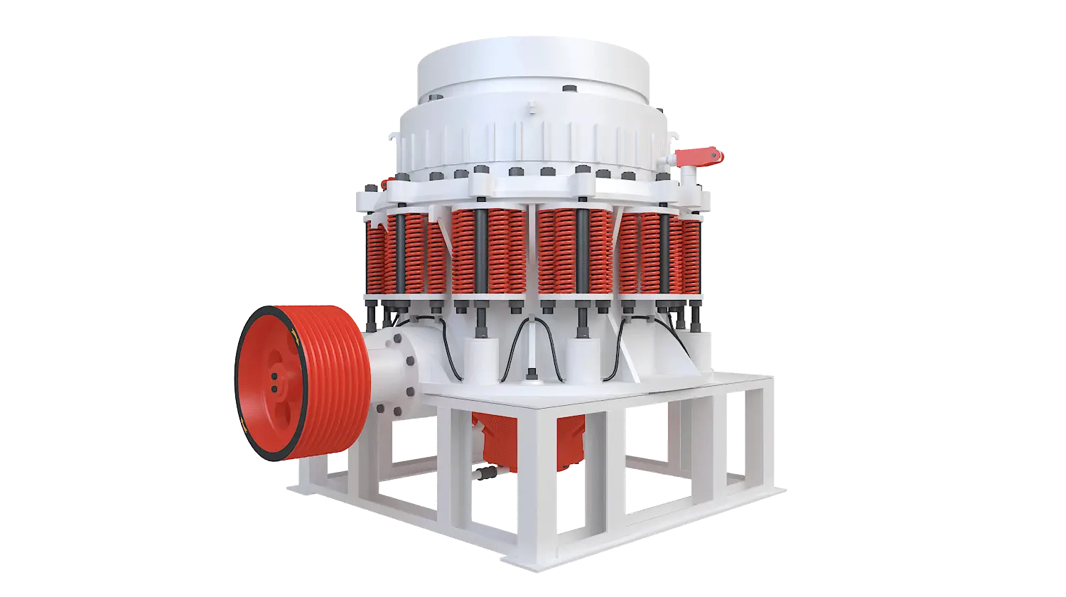 KFH系列复合圆锥破碎机360度旋转图