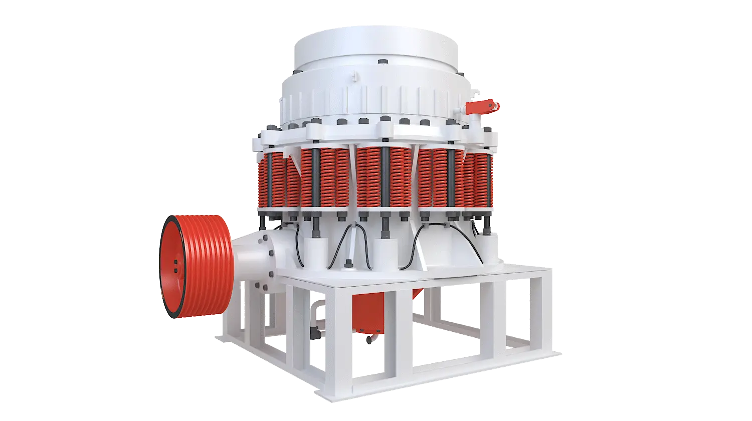 KFH系列复合圆锥破碎机360度旋转图