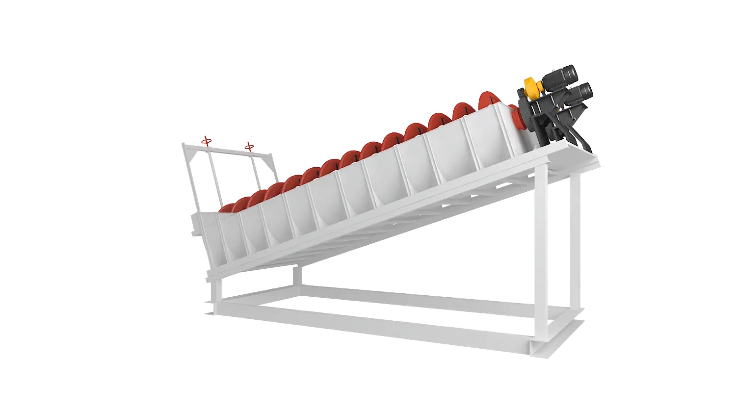 高堰式分级机360度旋转图