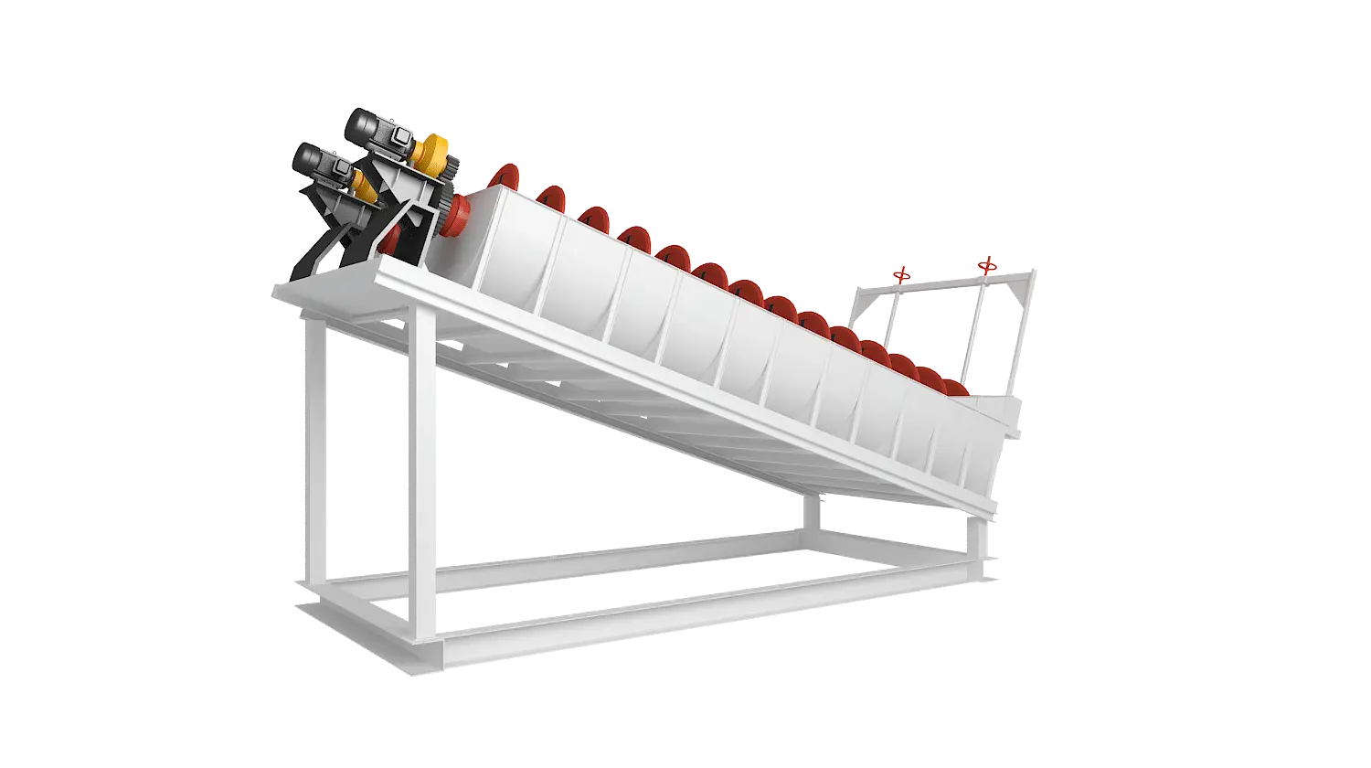 高堰式分级机360度旋转图