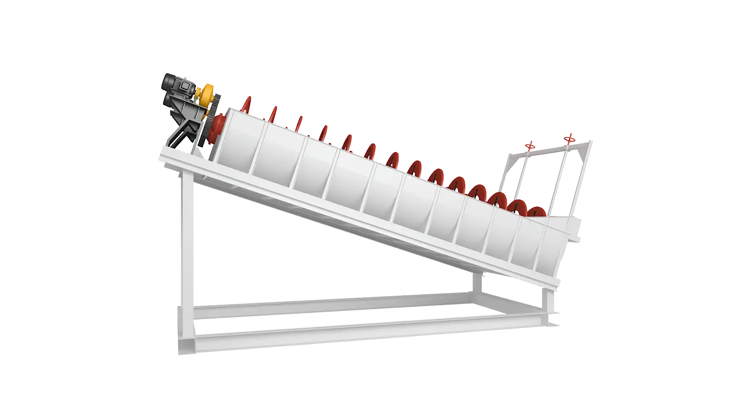 高堰式分级机360度旋转图