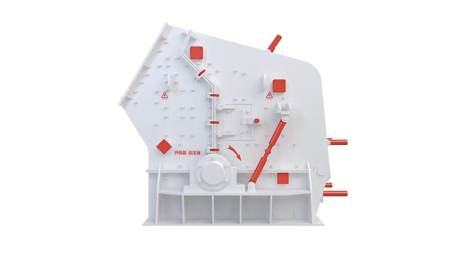 反击式破碎机360度旋转图