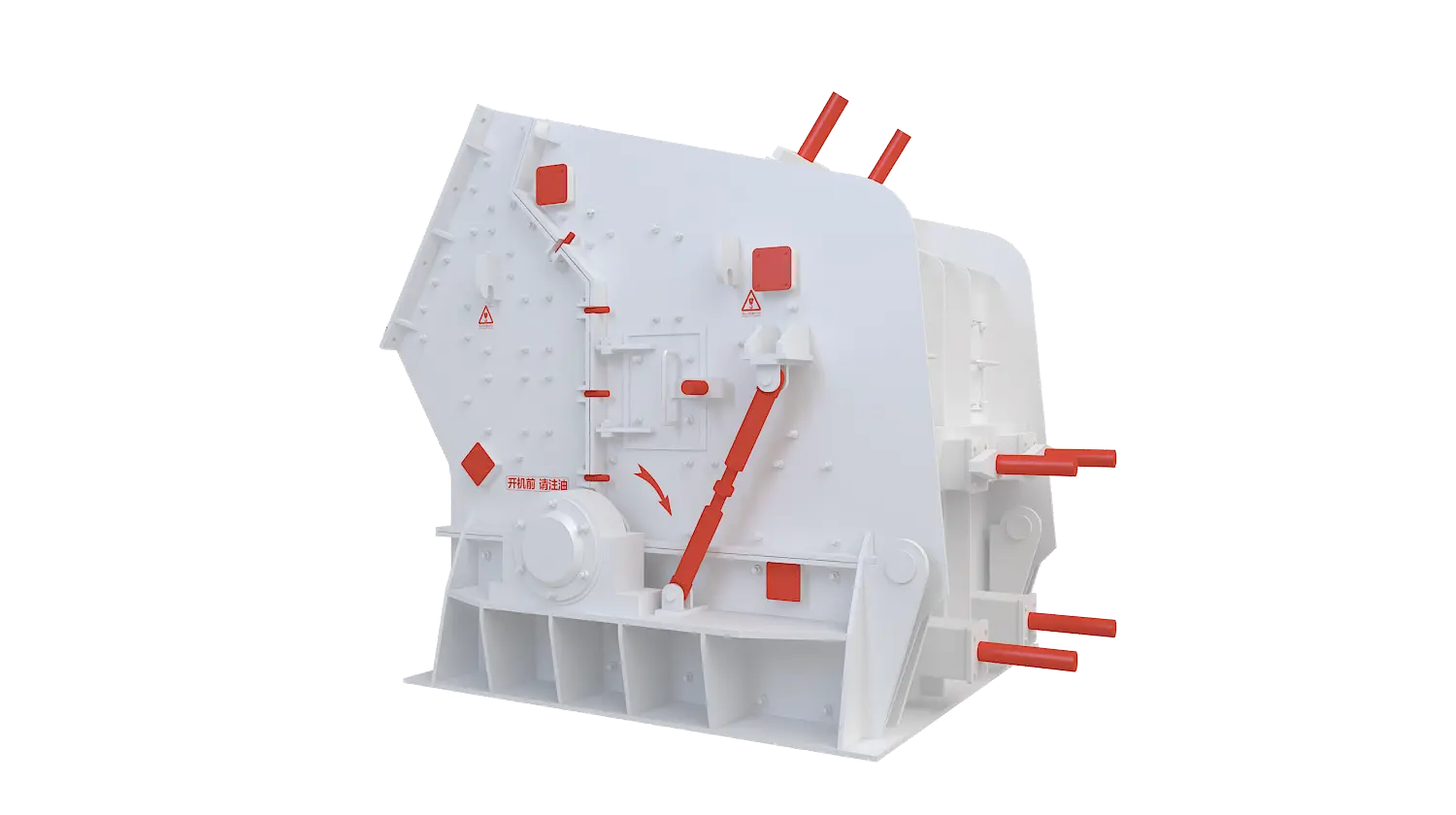 反击式破碎机360度旋转图