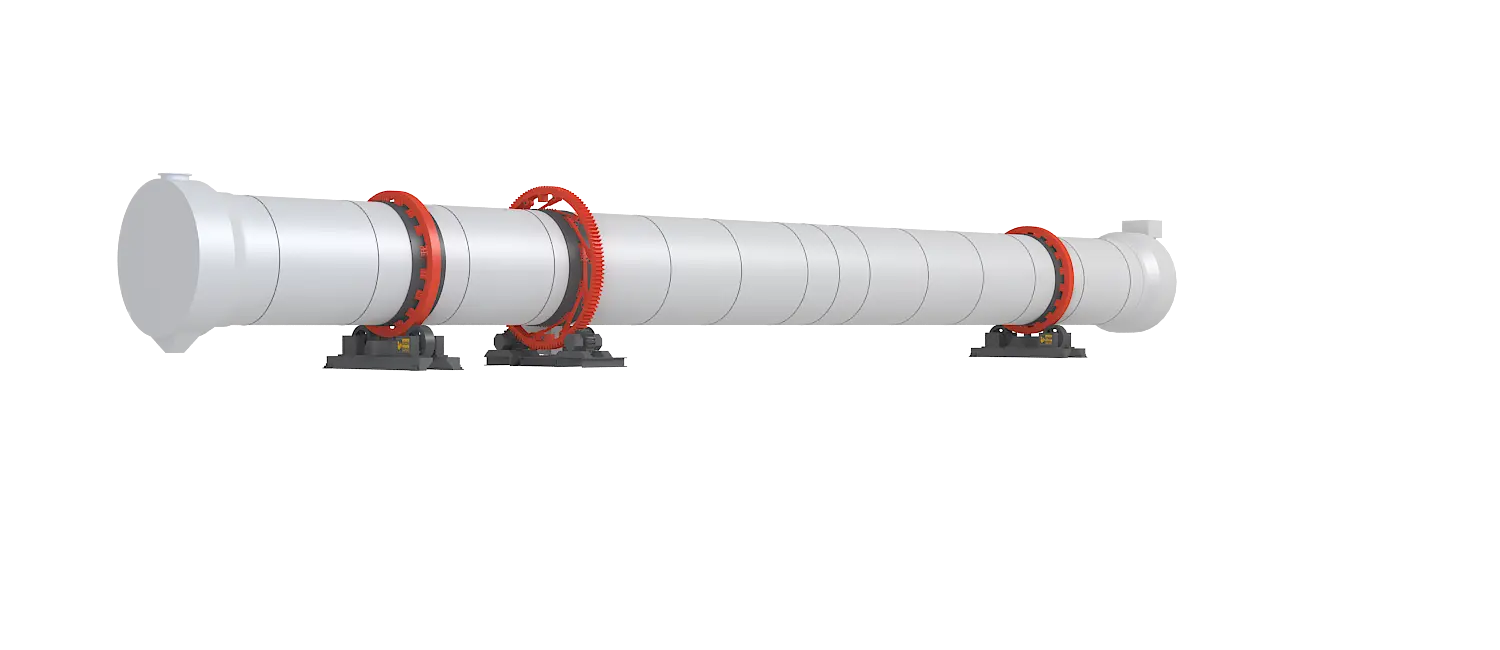 回转烘干机360度旋转图