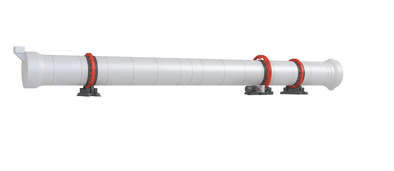 回转烘干机360度旋转图