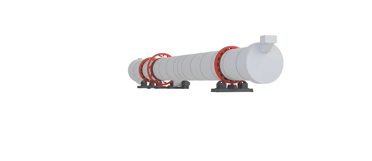 回转烘干机360度旋转图