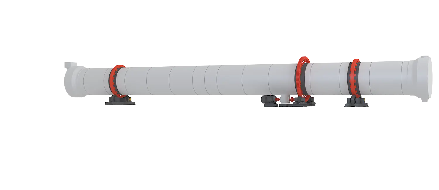 回转烘干机360度旋转图