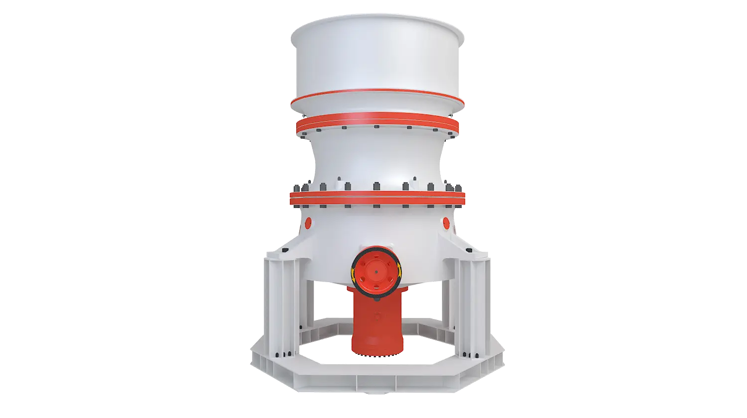 KGP系列单缸液压圆锥破碎机360度旋转图