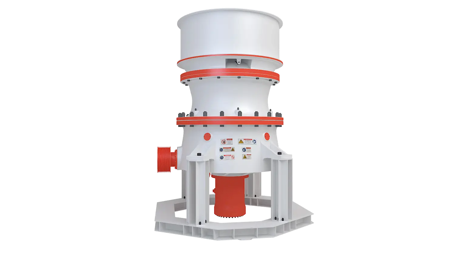 KGP系列单缸液压圆锥破碎机360度旋转图