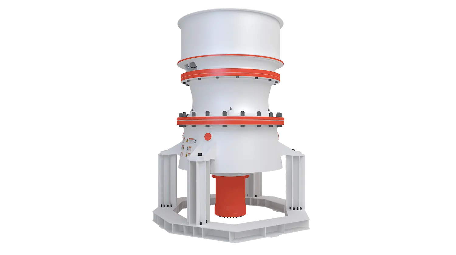 KGP系列单缸液压圆锥破碎机360度旋转图