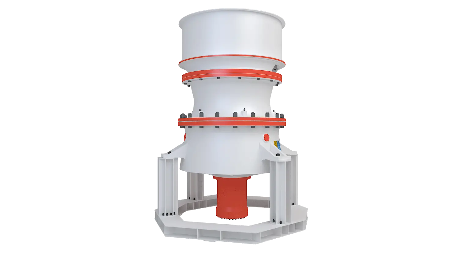 KGP系列单缸液压圆锥破碎机360度旋转图
