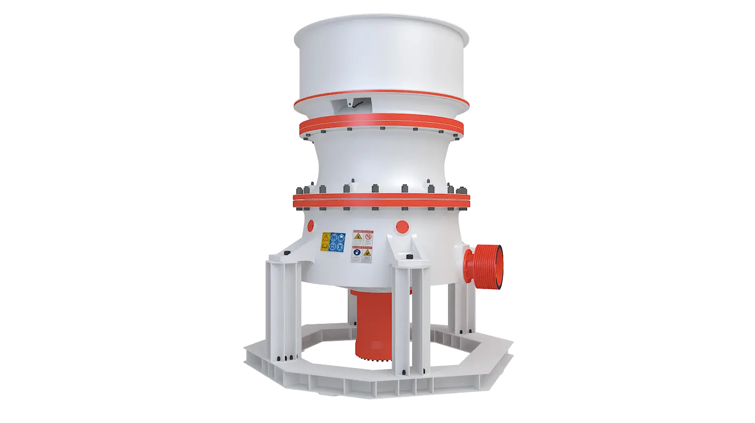 KGP系列单缸液压圆锥破碎机360度旋转图