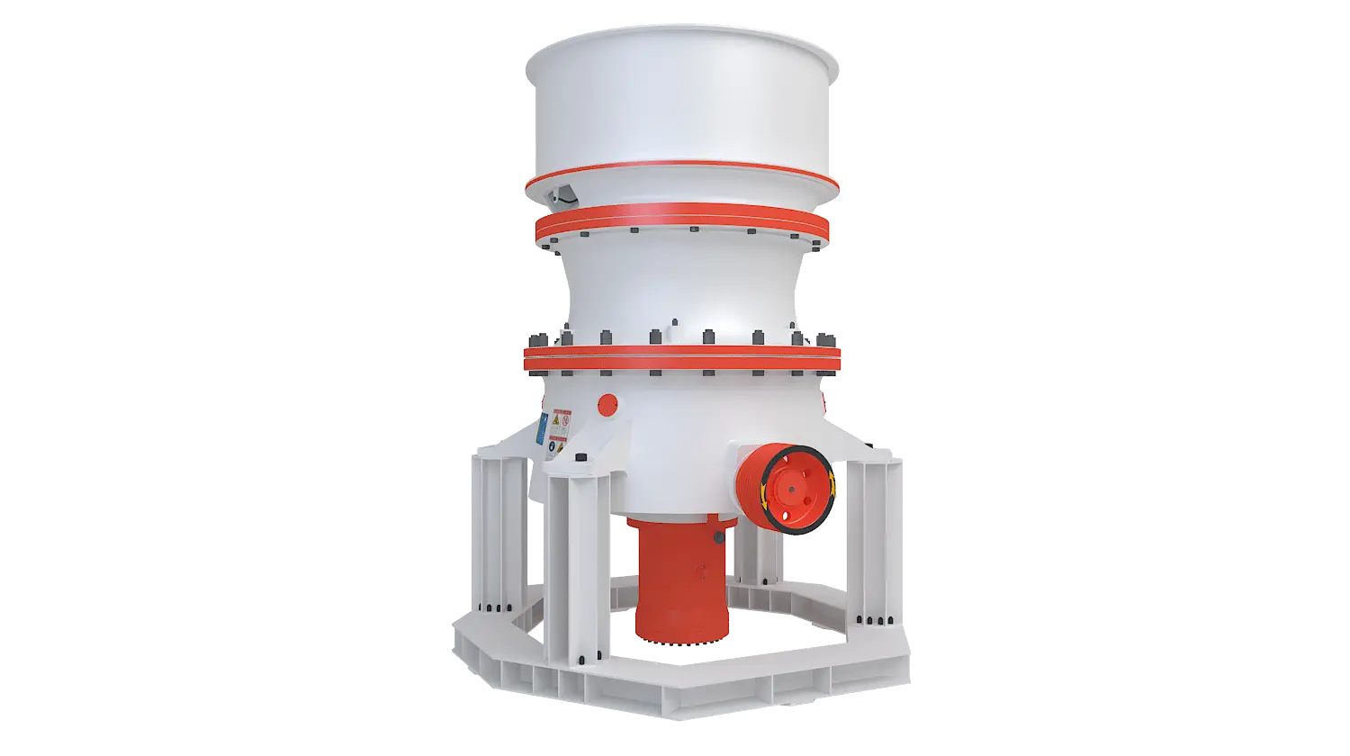 KGP系列单缸液压圆锥破碎机360度旋转图