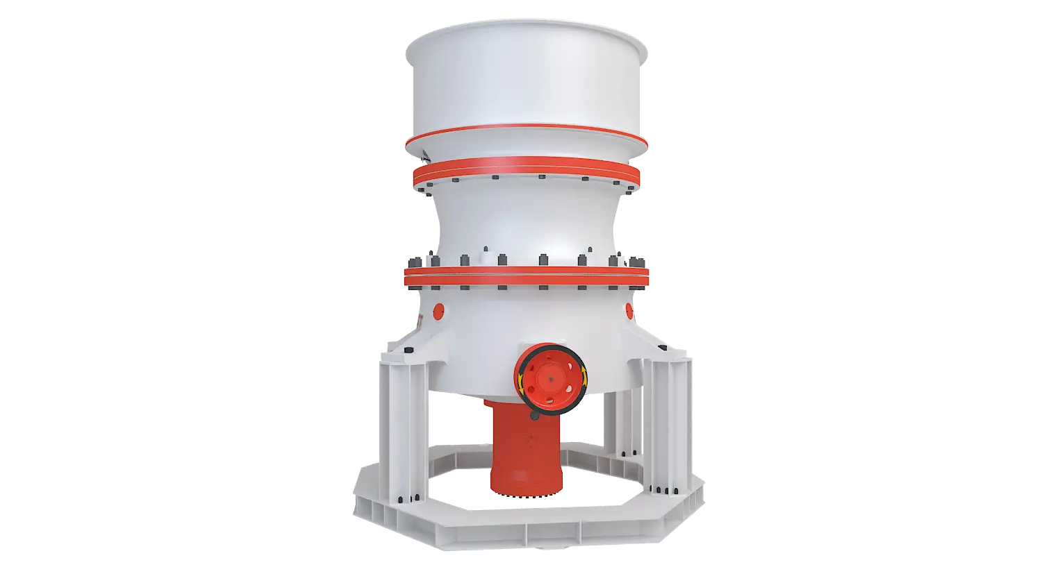 KGP系列单缸液压圆锥破碎机360度旋转图