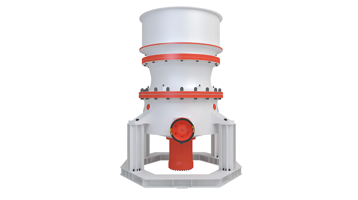 KGP系列单缸液压圆锥破碎机360度旋转图