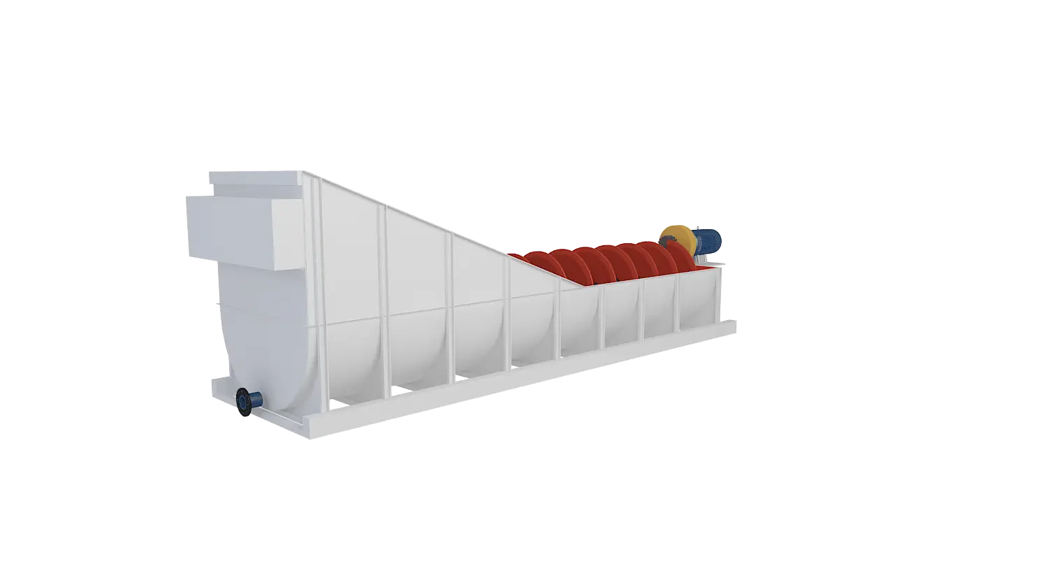 螺旋式洗砂机360度旋转图