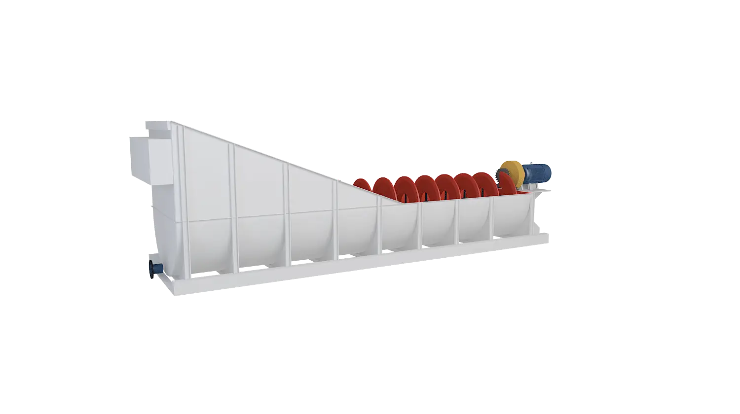 螺旋式洗砂机360度旋转图