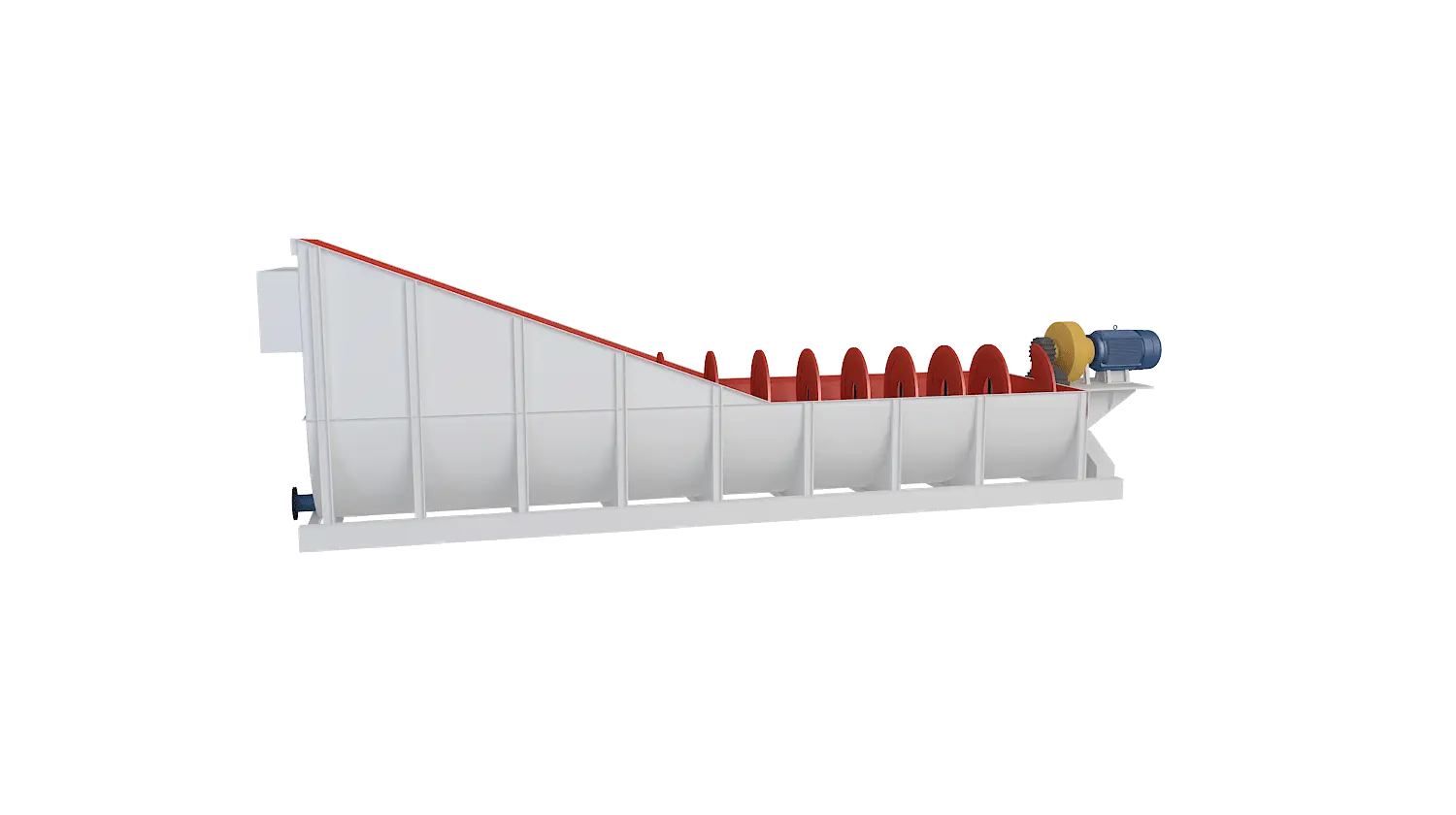 螺旋式洗砂机360度旋转图