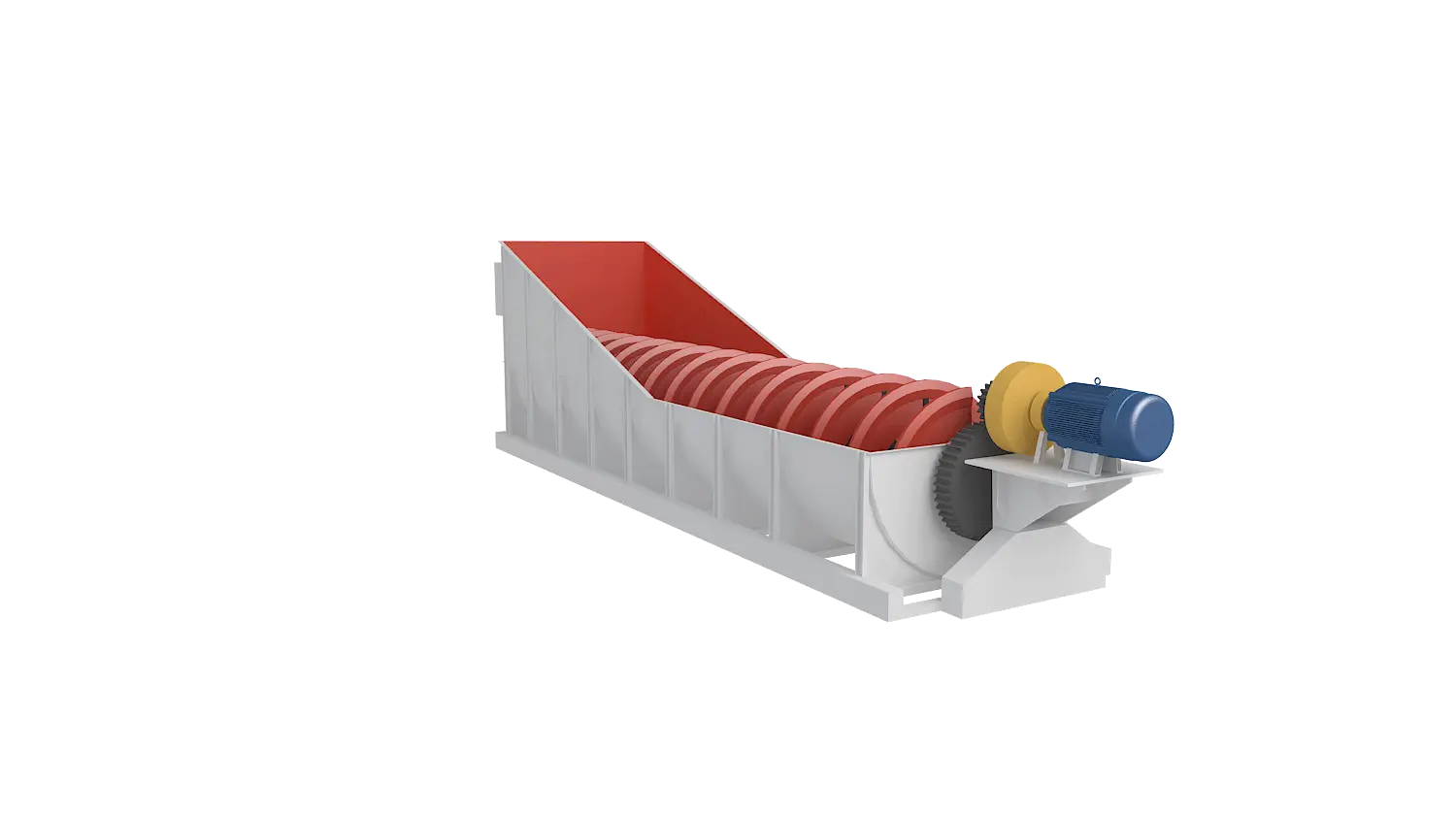 螺旋式洗砂机360度旋转图