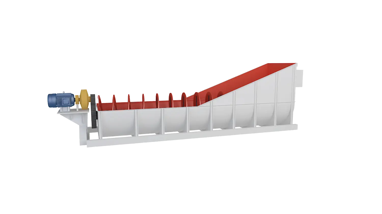 螺旋式洗砂机360度旋转图