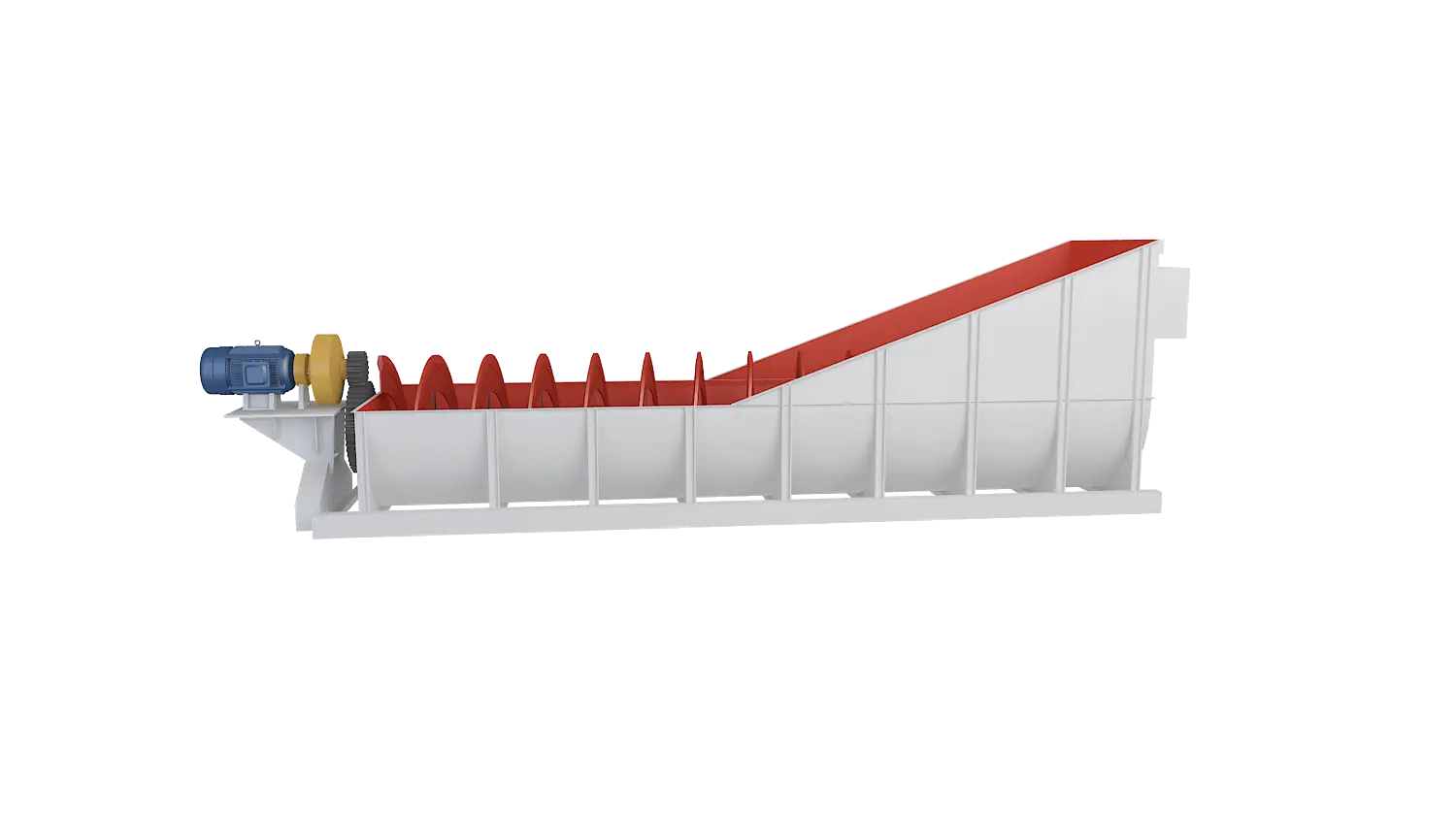 螺旋式洗砂机360度旋转图