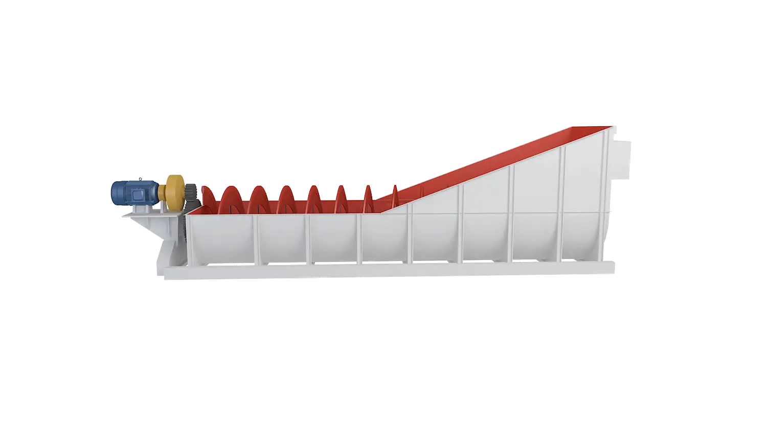 螺旋式洗砂机360度旋转图