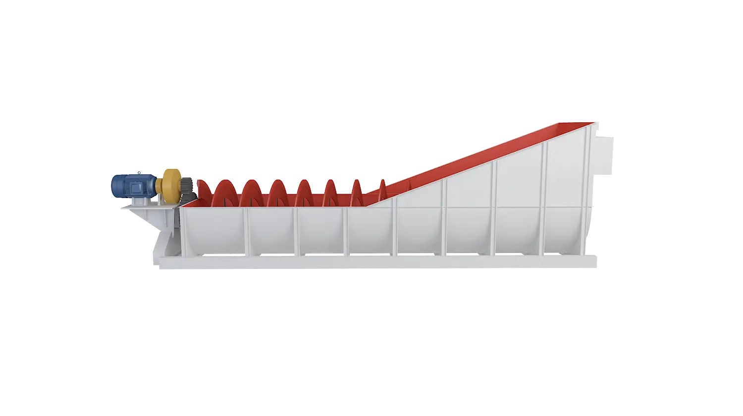 螺旋式洗砂机360度旋转图