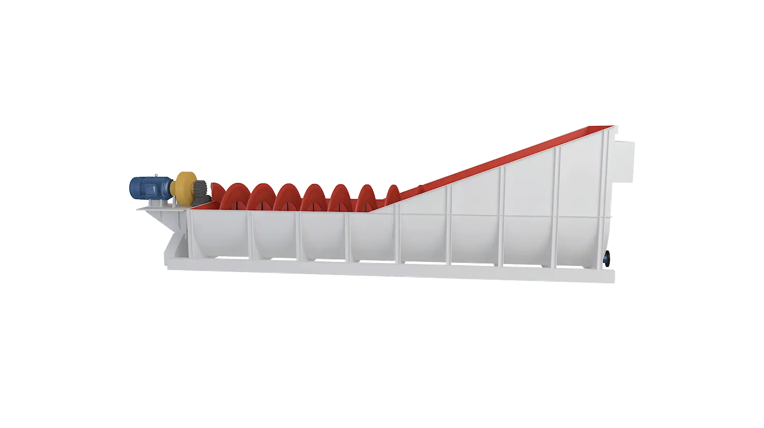 螺旋式洗砂机360度旋转图