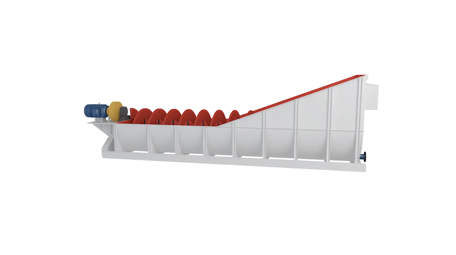 螺旋式洗砂机360度旋转图