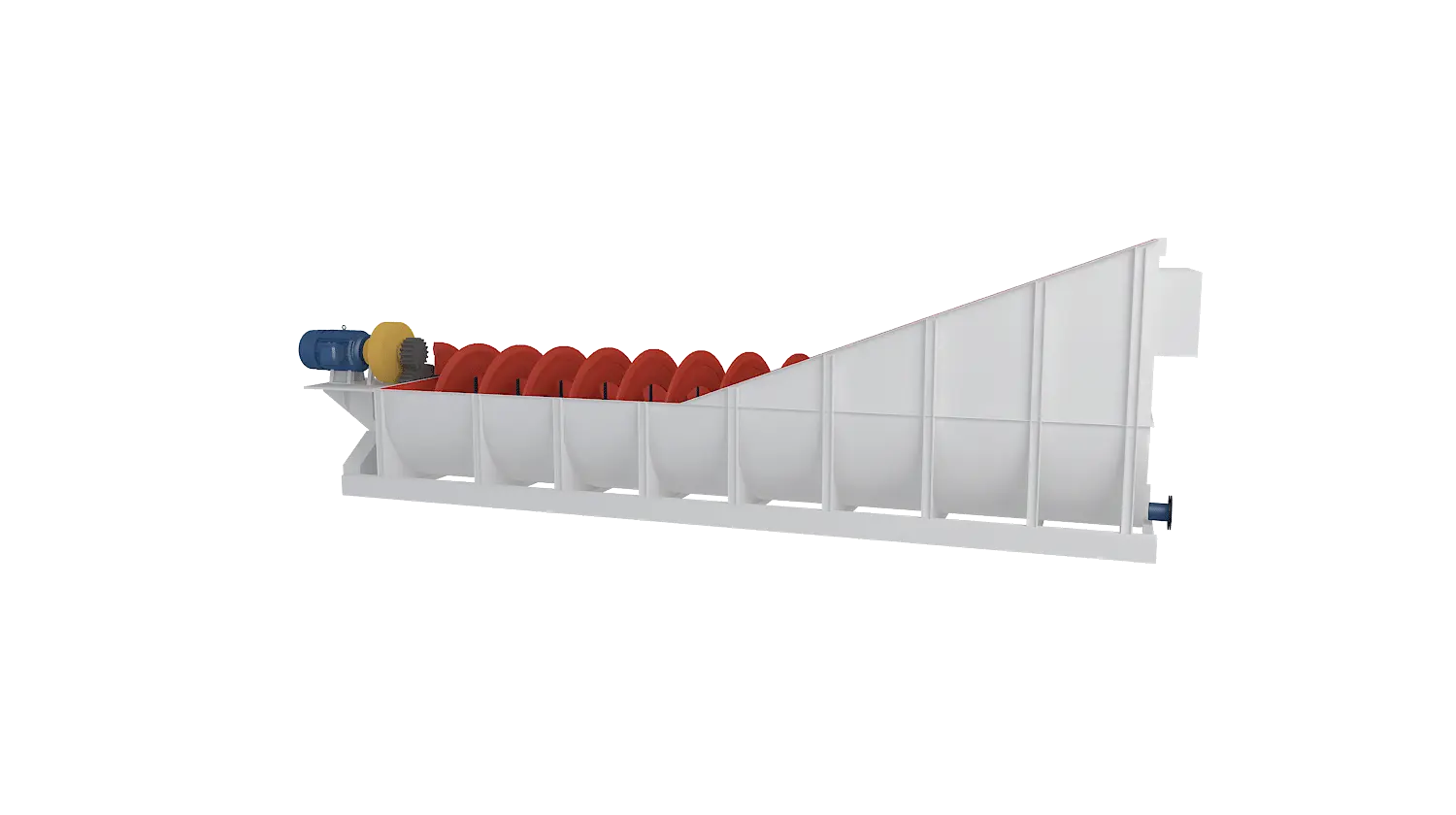 螺旋式洗砂机360度旋转图