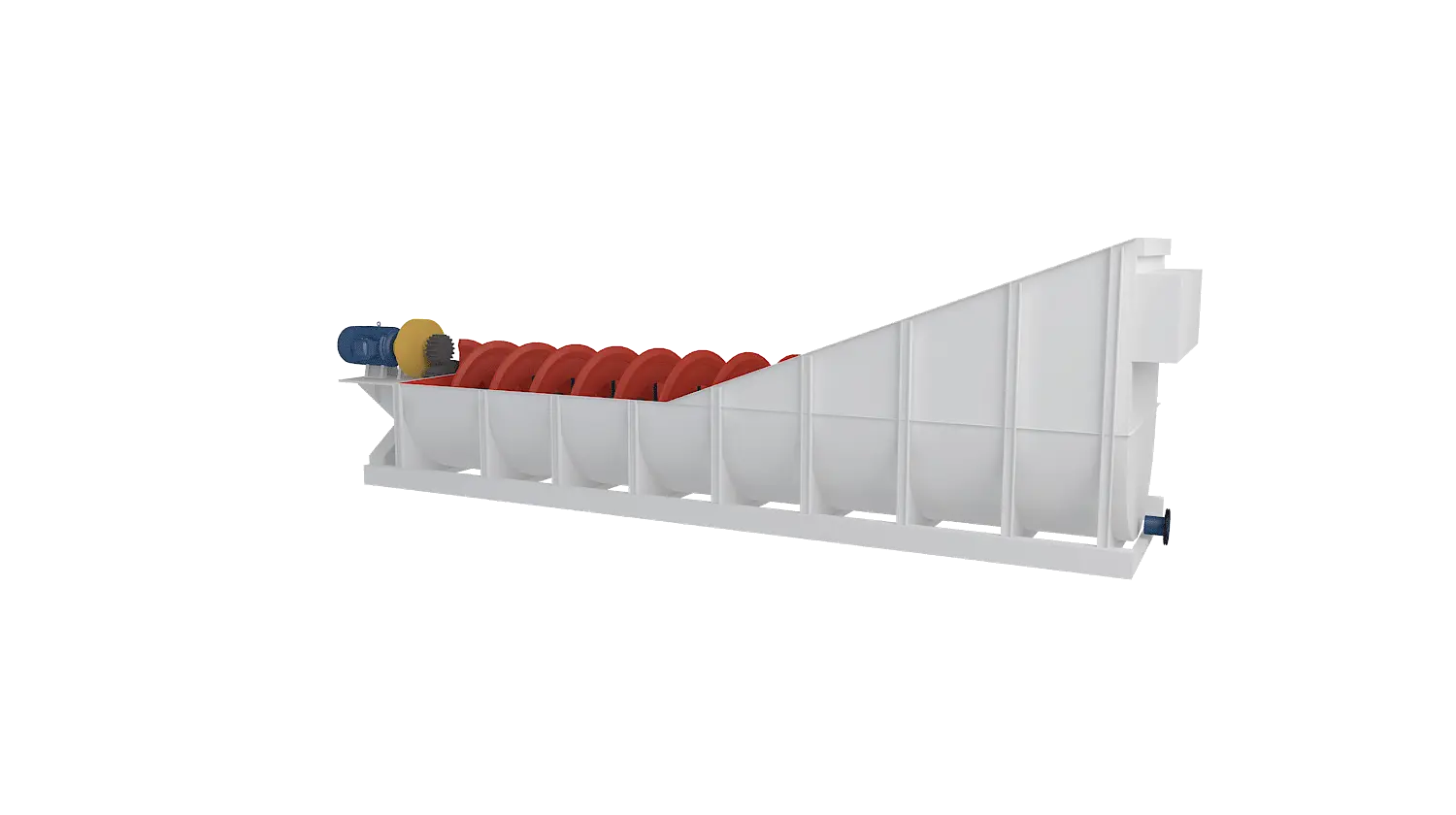 螺旋式洗砂机360度旋转图