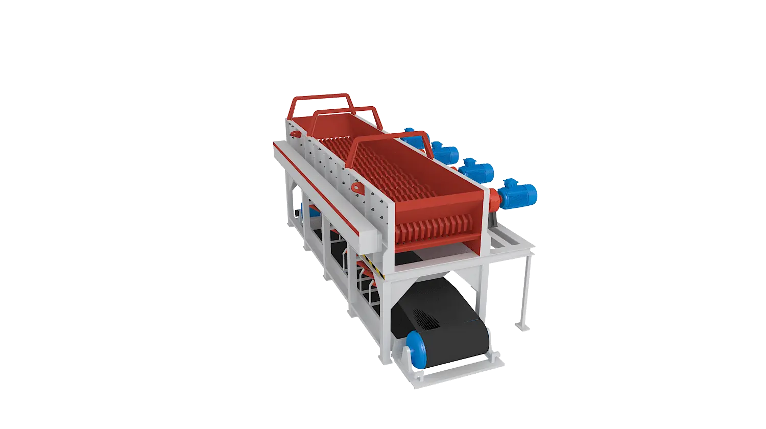 泥石分离机360度旋转图